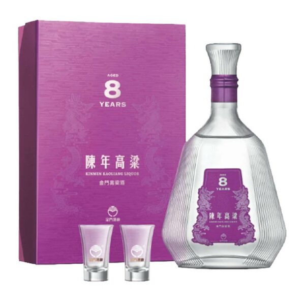 金門高粱酒【8年】陳年高粱酒 600ml 【盒裝】